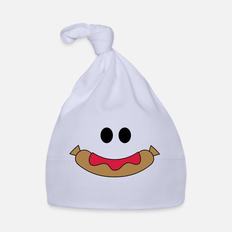 Glückliche Wurst - Baby Bio-Mütze - Sky