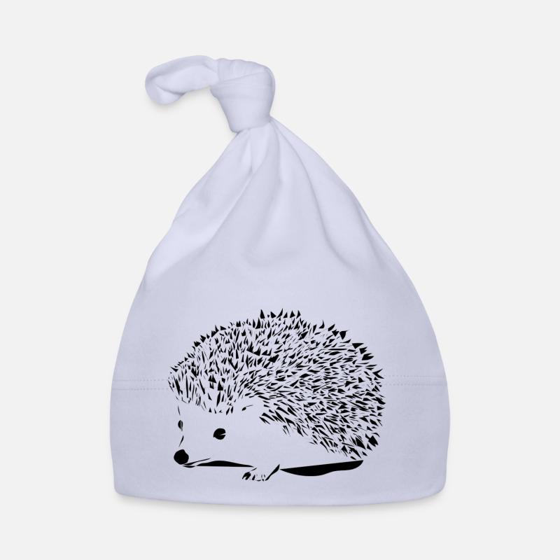 Schwarzer Igel Baby Bio-Mütze