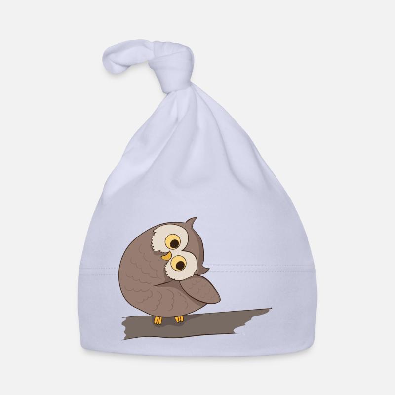 Uhu Eule Comic Baby Bio-Mütze