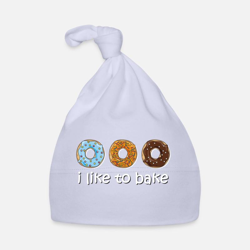 beignets que j'aime faire cuire - Bonnet bio Bébé - ciel