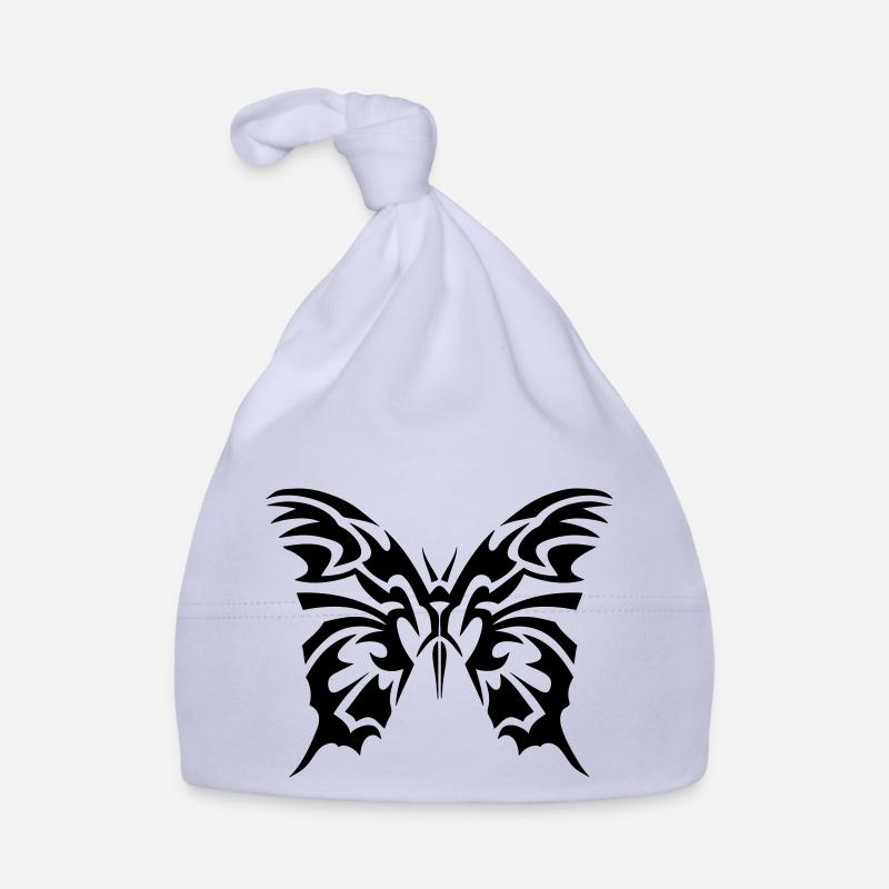 tribal butterfly Organic Baby Cap
