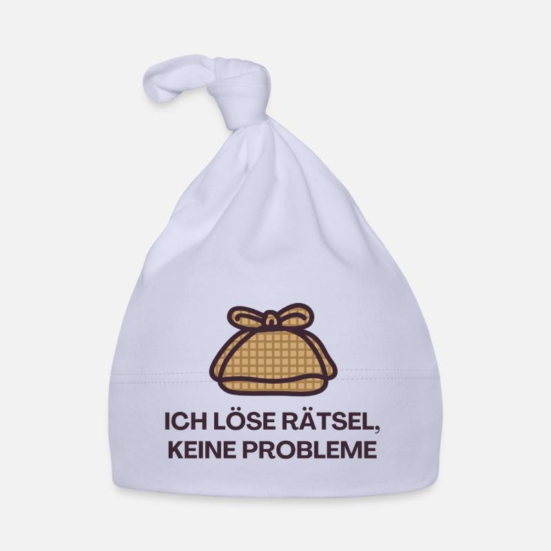 I solve puzzles, no problems Organic Baby Cap