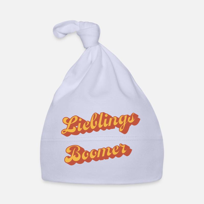 Liebling Boomer Retro Script Baby Bio-Mütze