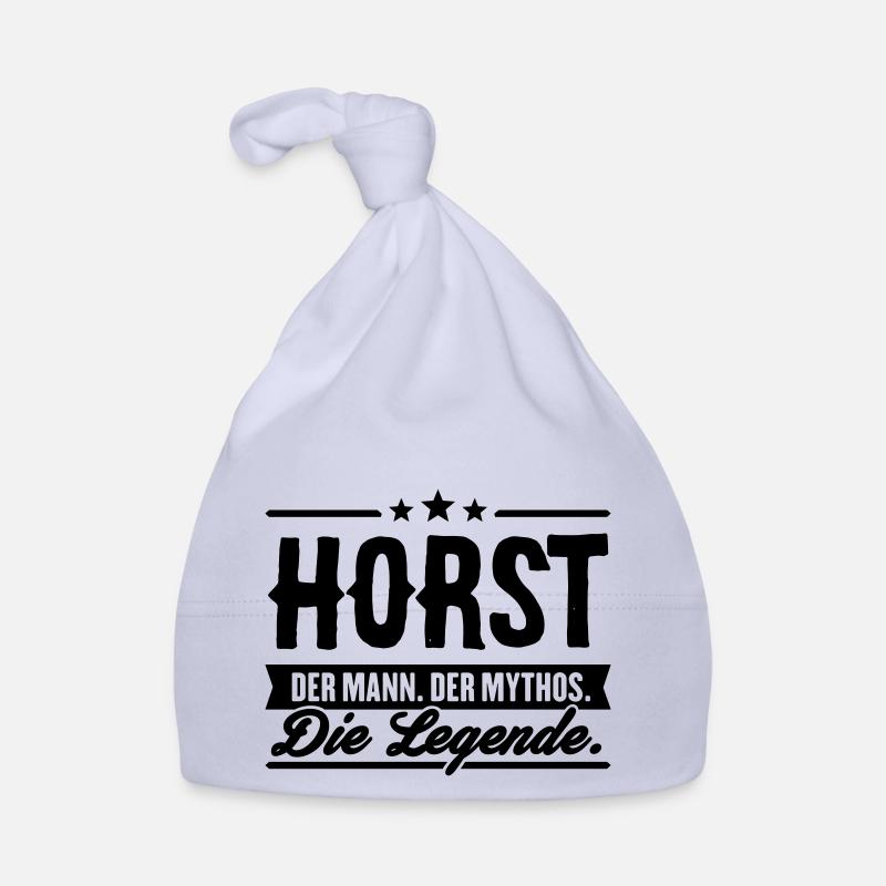 Man Myth Legend Horst - Bonnet bio Bébé - ciel