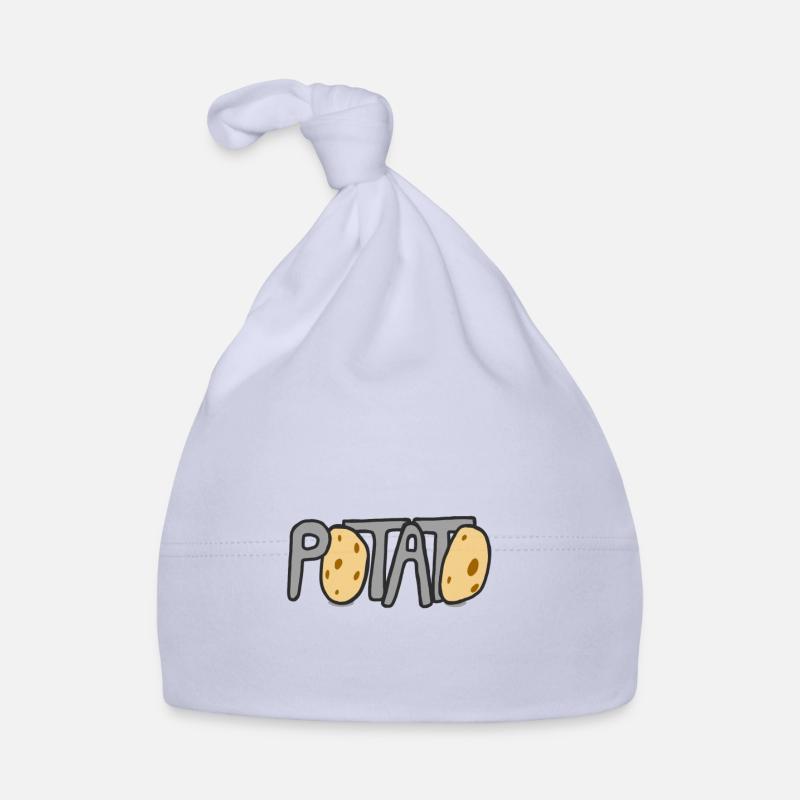 Pomme de terre de pomme de terre - Bonnet bio Bébé - ciel
