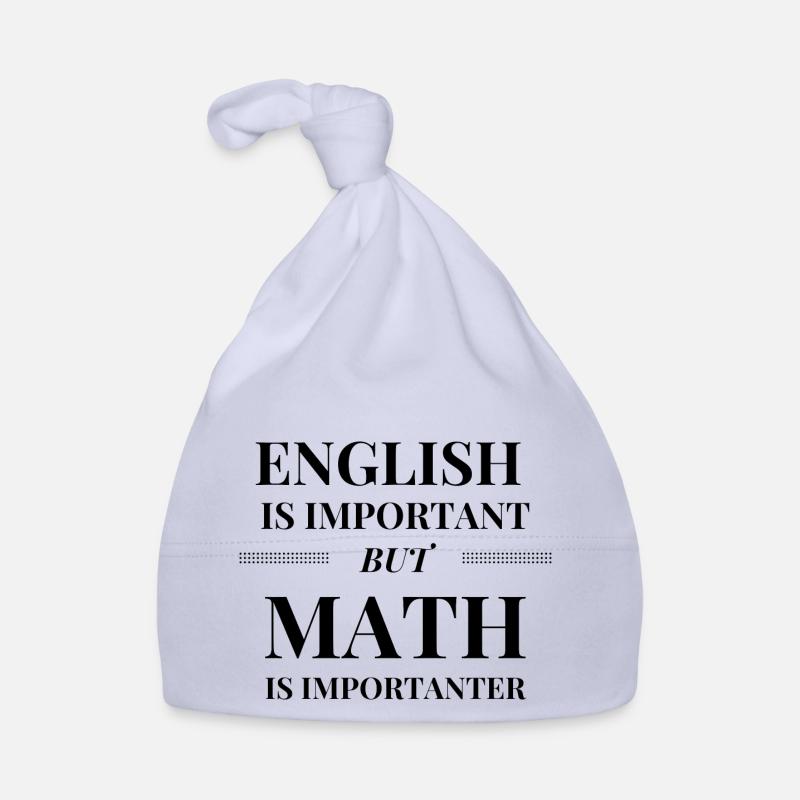 Math is Importanter - Organic Baby Cap - sky