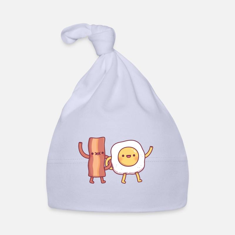Carini amici di pancetta e uova Cappellino ecologico per neonato