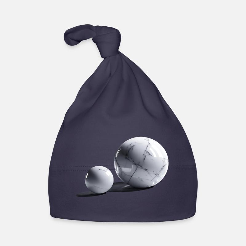 Boule de marbre/Sphère Bonnet bio Bébé