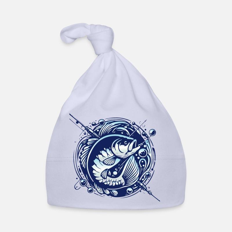 Anglerfisch mit Wasserblasen Design Baby Bio-Mütze