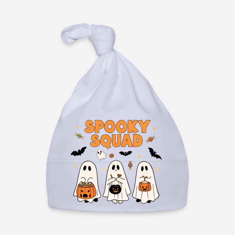 Motif d'Halloween de l'escouade effrayante Bonnet bio Bébé