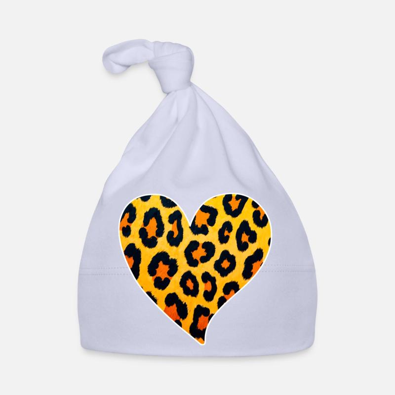 Leopard Herz Muster: Wildes Temperament Baby Bio-Mütze