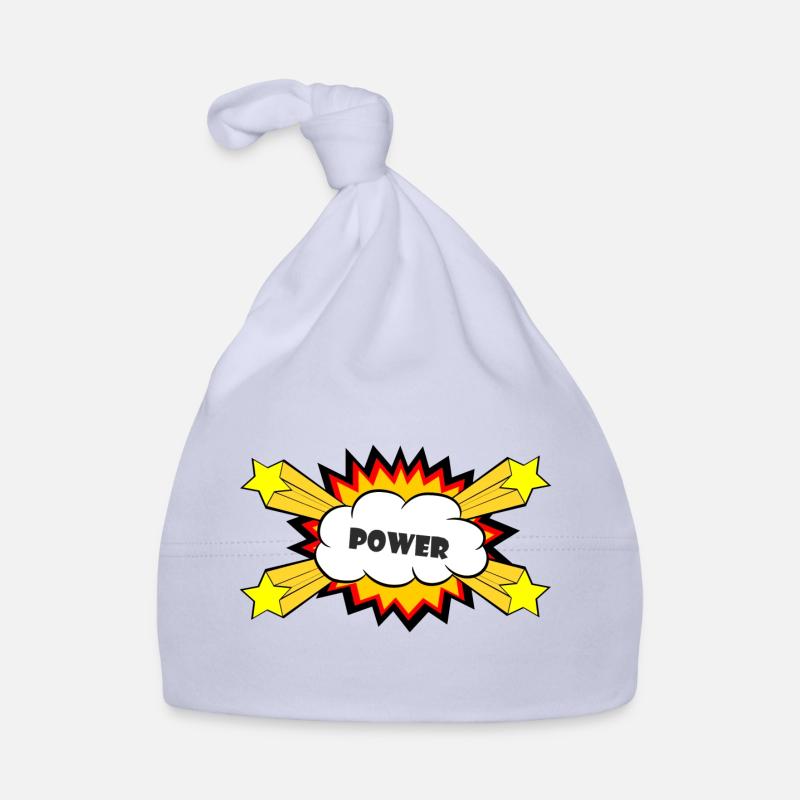 Power Comic Explosion Organic Baby Cap