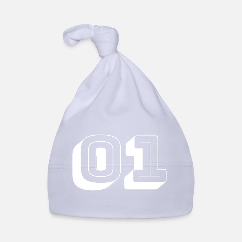01 - Number - Team Organic Baby Cap