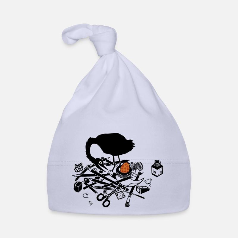 Oiseau dans des enclos Bonnet bio Bébé