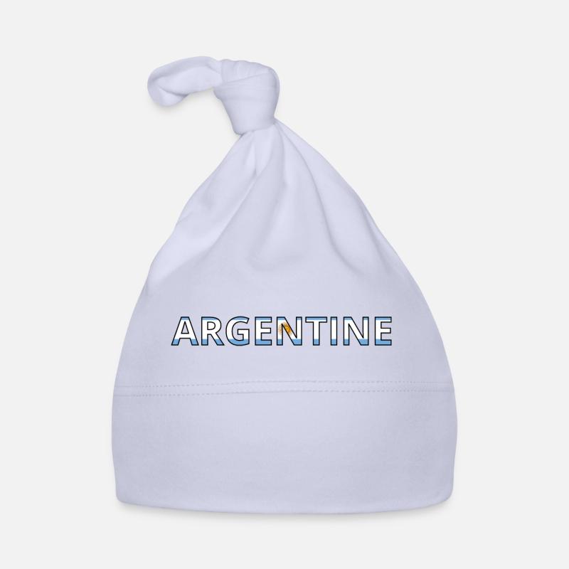 Drapeau Argentine Bonnet bio Bébé