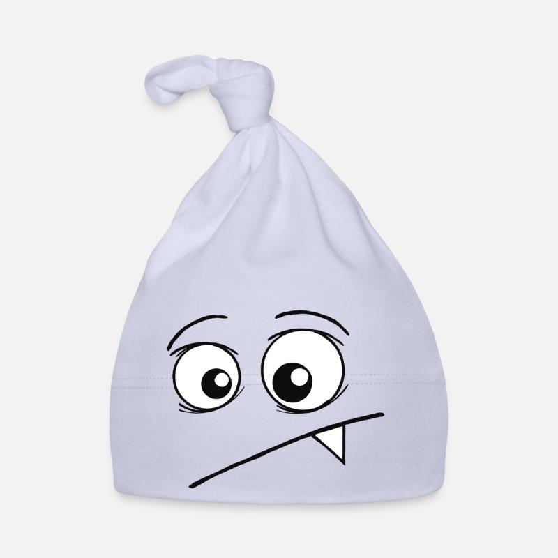 Cute Monster Face Organic Baby Cap