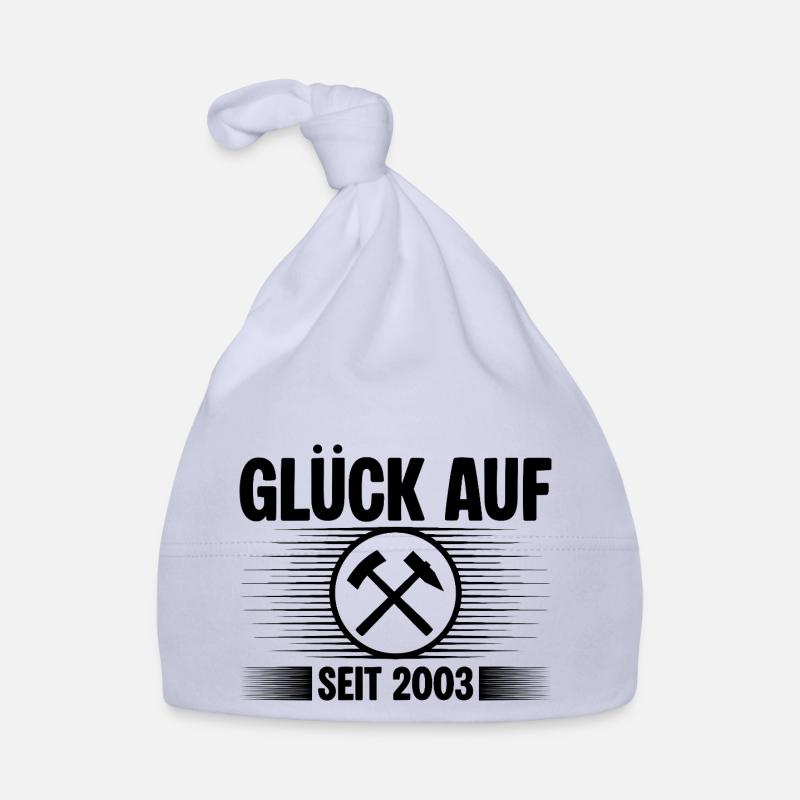 Glueck auf seit 2003 Baby Bio-Mütze