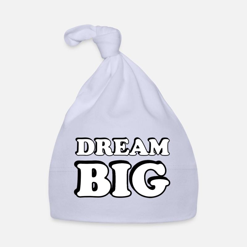 Dream Big Bold Typography Organic Baby Cap