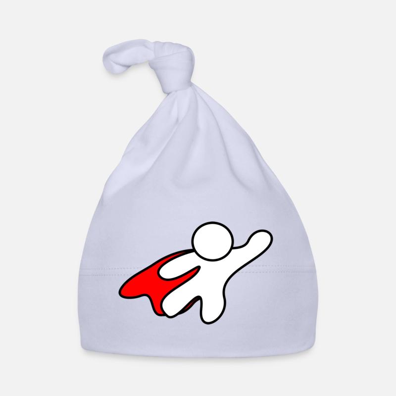 Superhelden Comic Cartoon - Perfekte Geschenkidee Baby Bio-Mütze