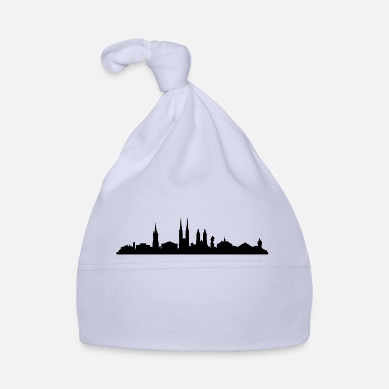 Skyline Halle / Saale Baby Bio-Mütze