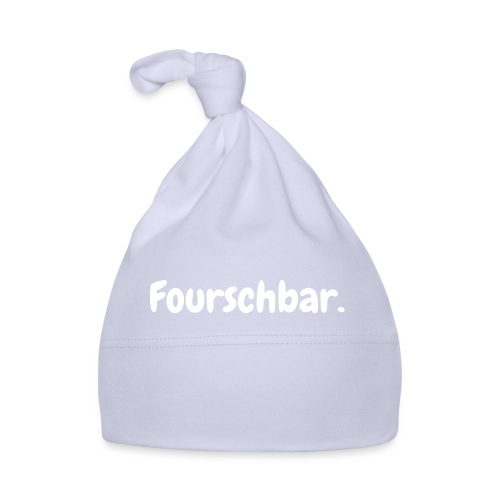 Fourschbar weiß - Baby Bio-Mütze