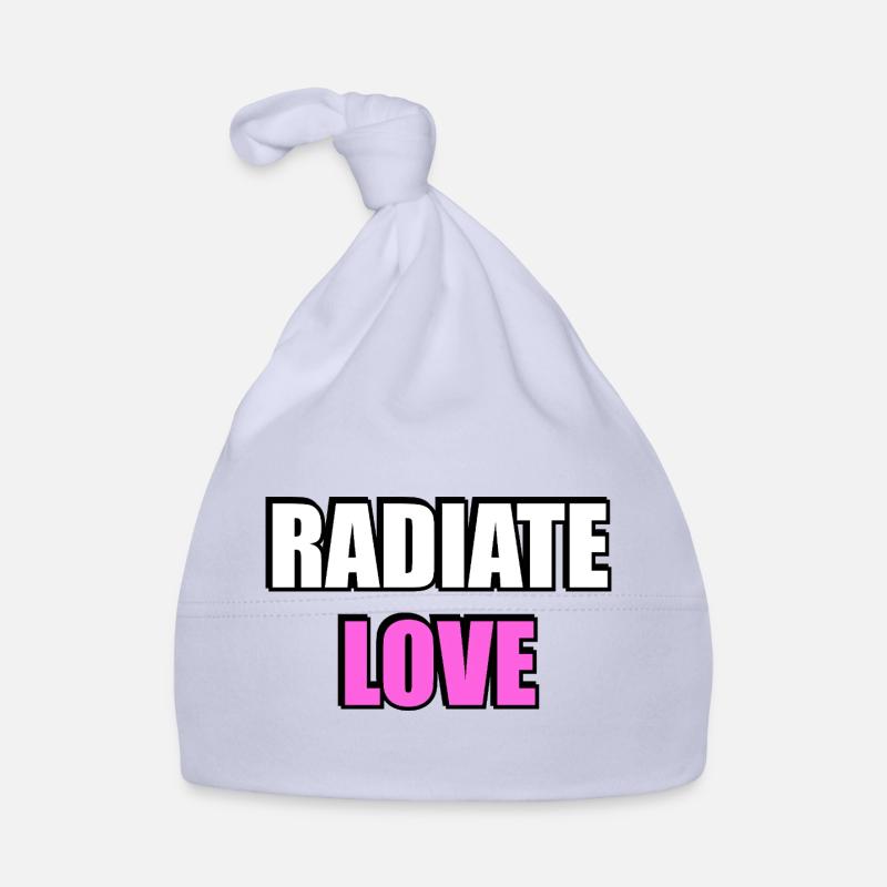 Radier l’amour Typographie audacieuse Bonnet bio Bébé