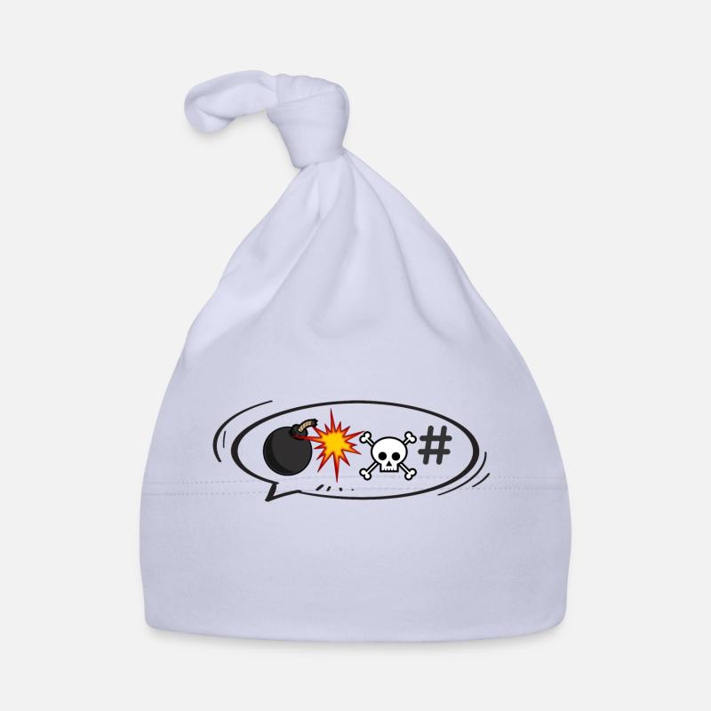 Rage speech bubble Organic Baby Cap