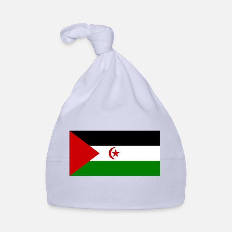 Drapeau du Sahara occidental Bonnet bio Bébé