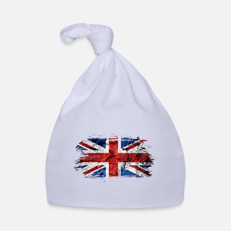 Great Britain Vintage Flag / Gift Organic Baby Cap