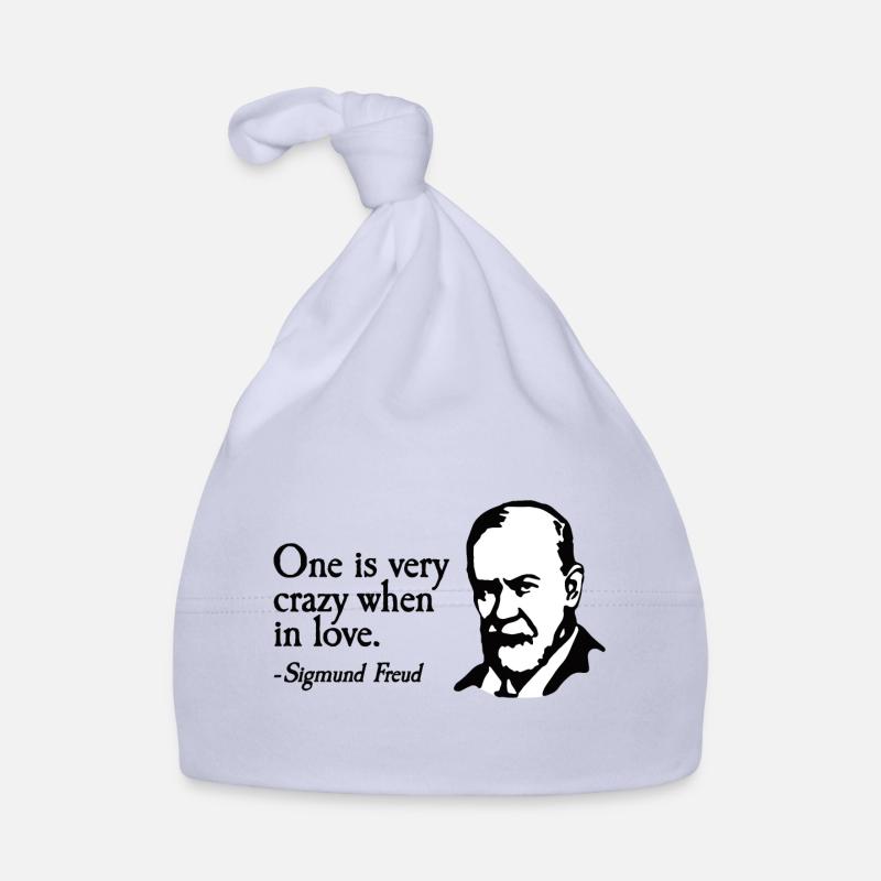 One is very crazy when in love Valentine's day fun Organic Baby Cap