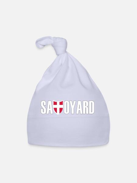savoyard logo blc - Baby Bio-Mütze - Sky - Vorne