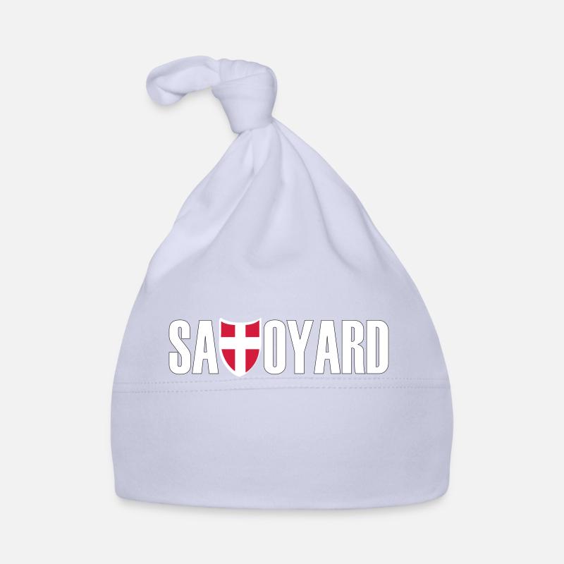 savoyard logo blc - Bonnet bio Bébé - ciel