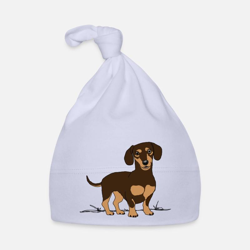 Dackel, Hund Baby Bio-Mütze
