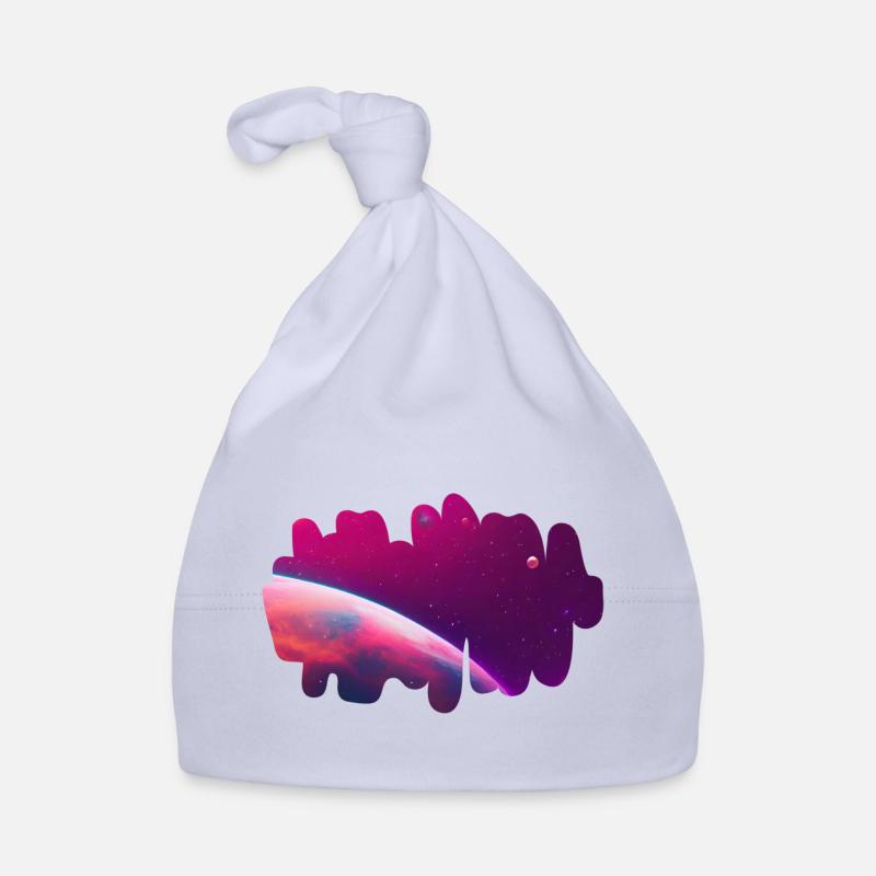 Galactic Panorama Organic Baby Cap