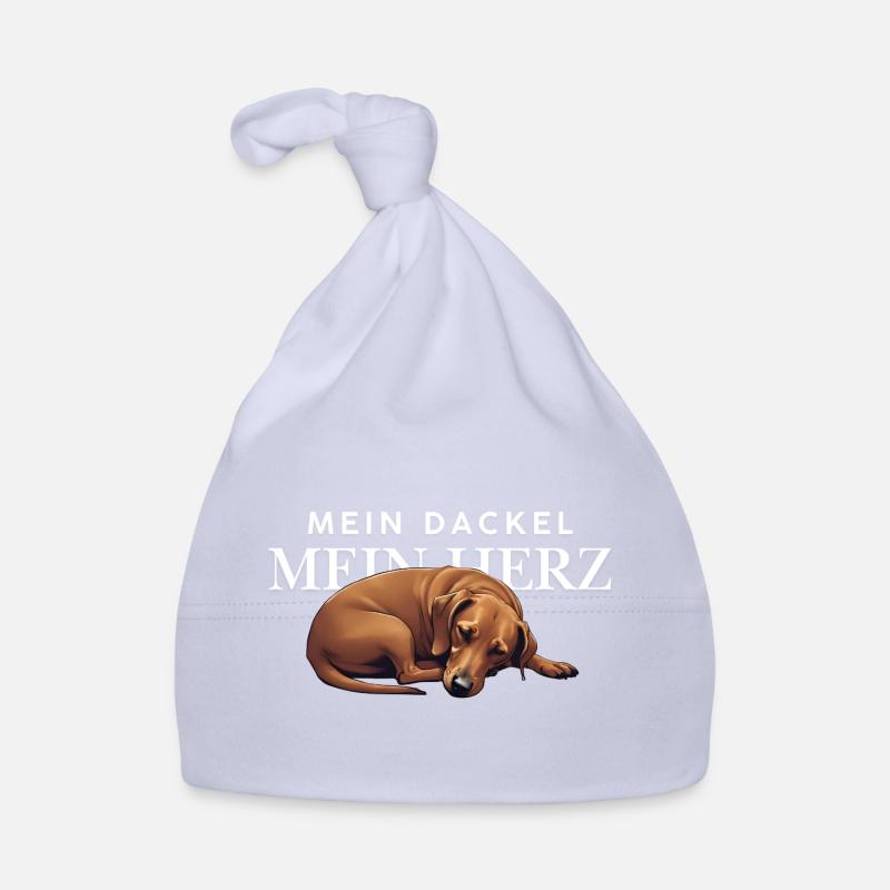 Mon teckel - mon cœur Bonnet bio Bébé
