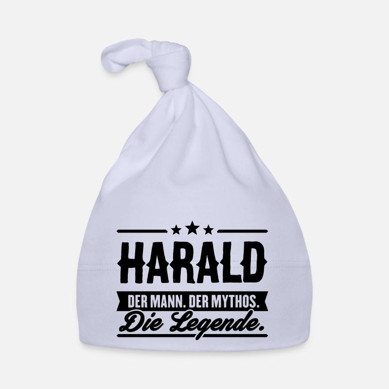 Man Myth Legend Harald - Bonnet bio Bébé - ciel