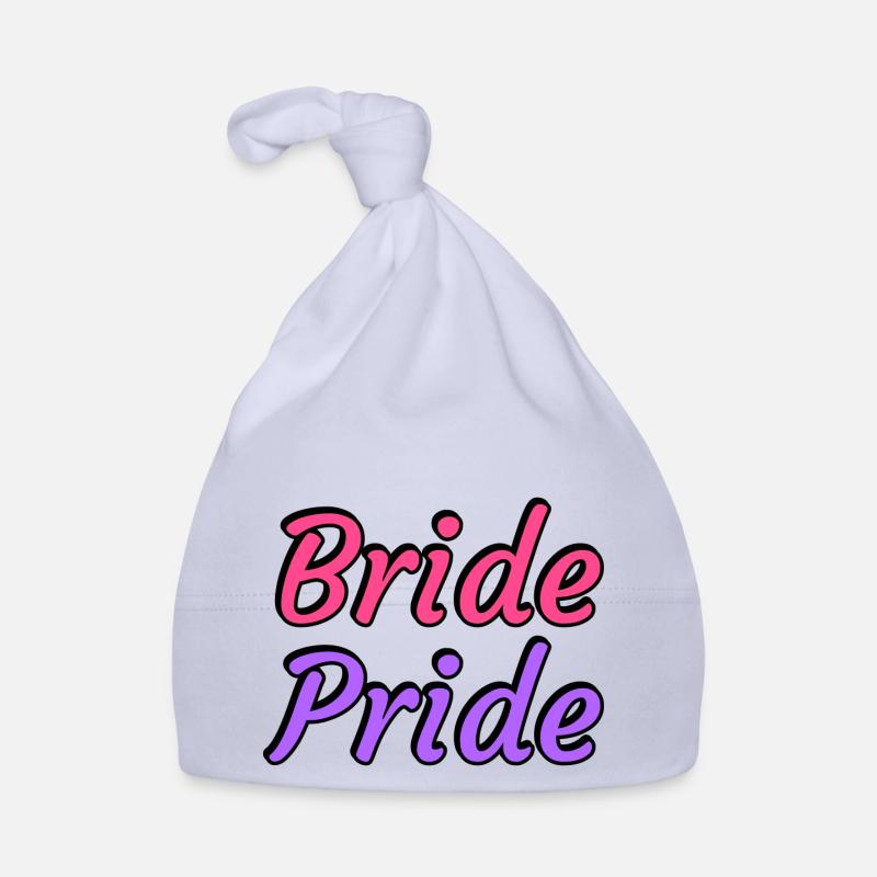Bride Pride - Lesbian Wedding Organic Baby Cap