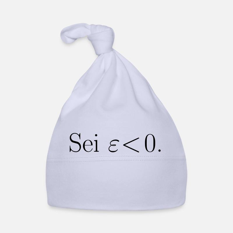 Sei epsilon < 0. Geschenk Idee Baby Bio-Mütze