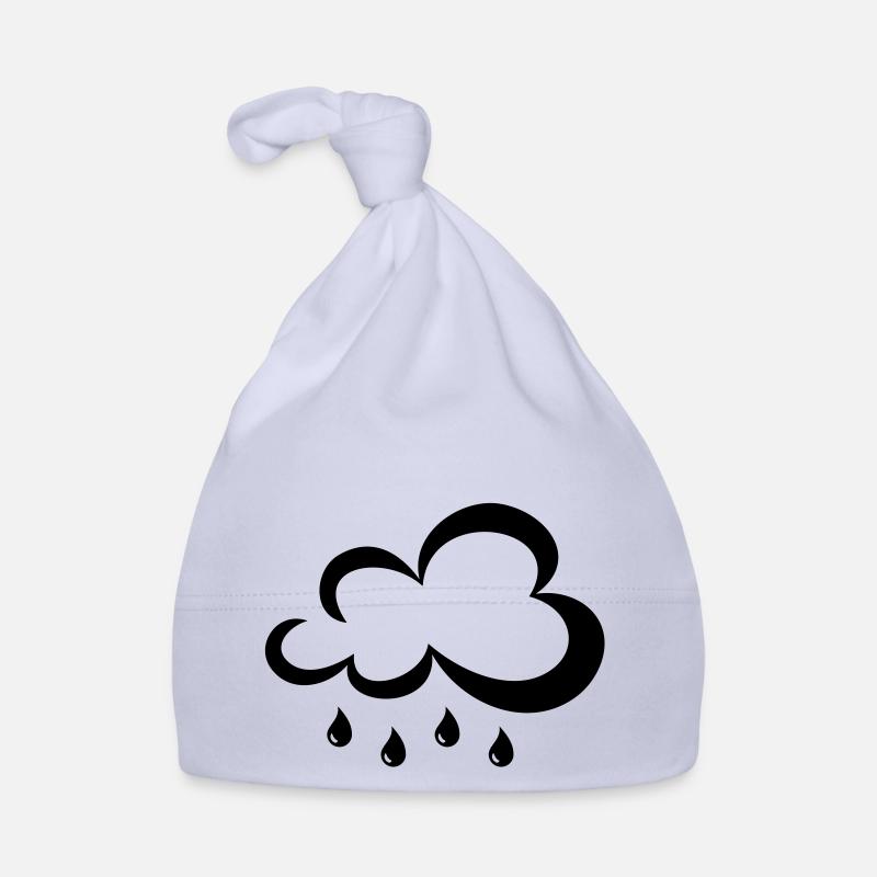 Nuage de pluie - Bonnet bio Bébé - ciel