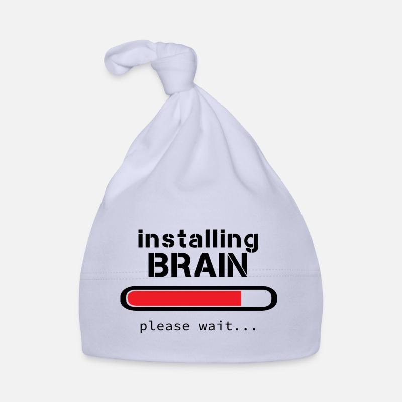 Installing Brain red bar Organic Baby Cap