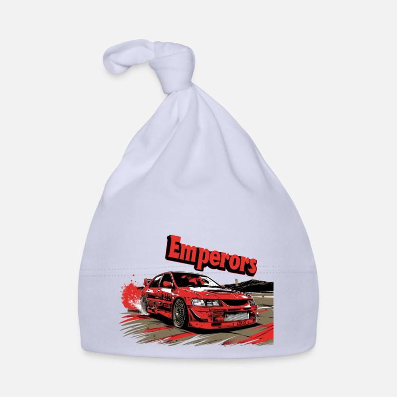Emperors Lancer Evo 6 - Organic Baby Cap - sky