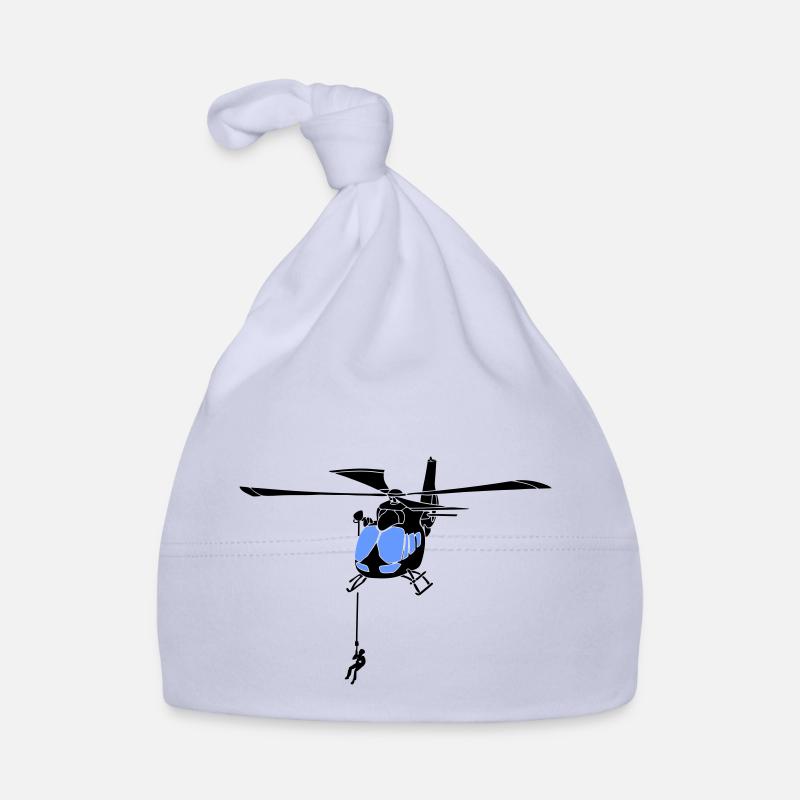 EC 145 AH145 Hélicoptère Hélicoptère Hélicoptère - Bonnet bio Bébé - ciel