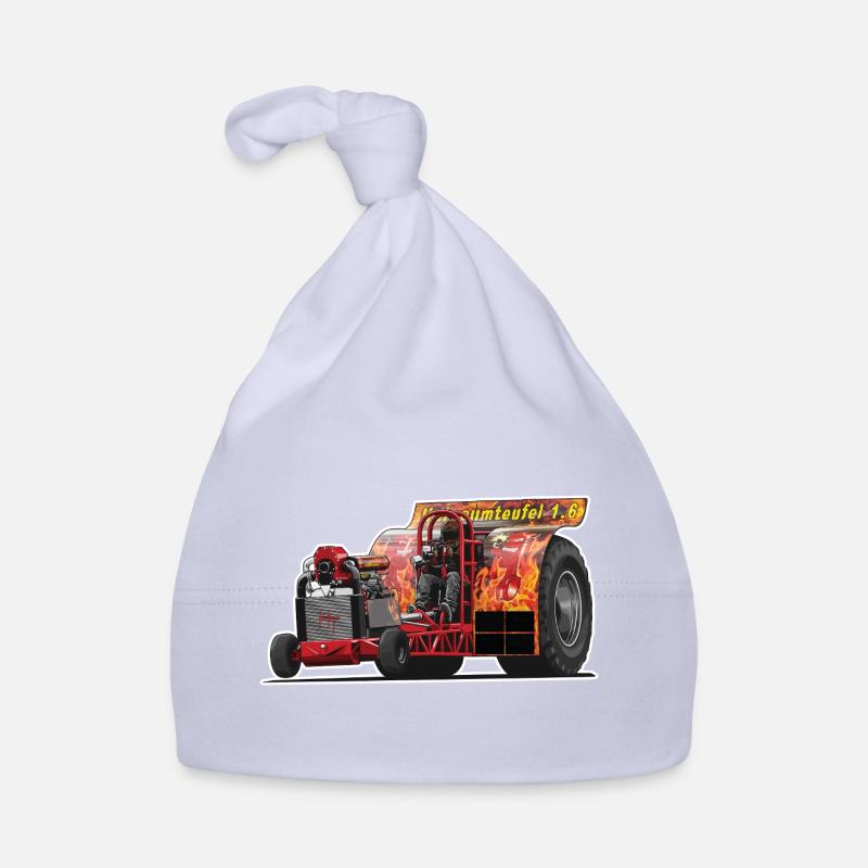Tractor Pulling // Illustration Baby Bio-Mütze
