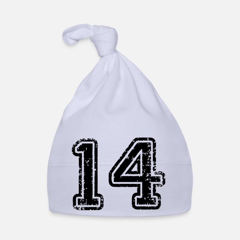 14 - Nummer Baby Bio-Mütze