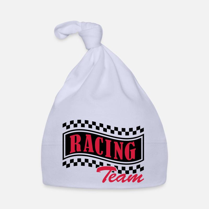 racing_team_002 - Bonnet bio Bébé - ciel