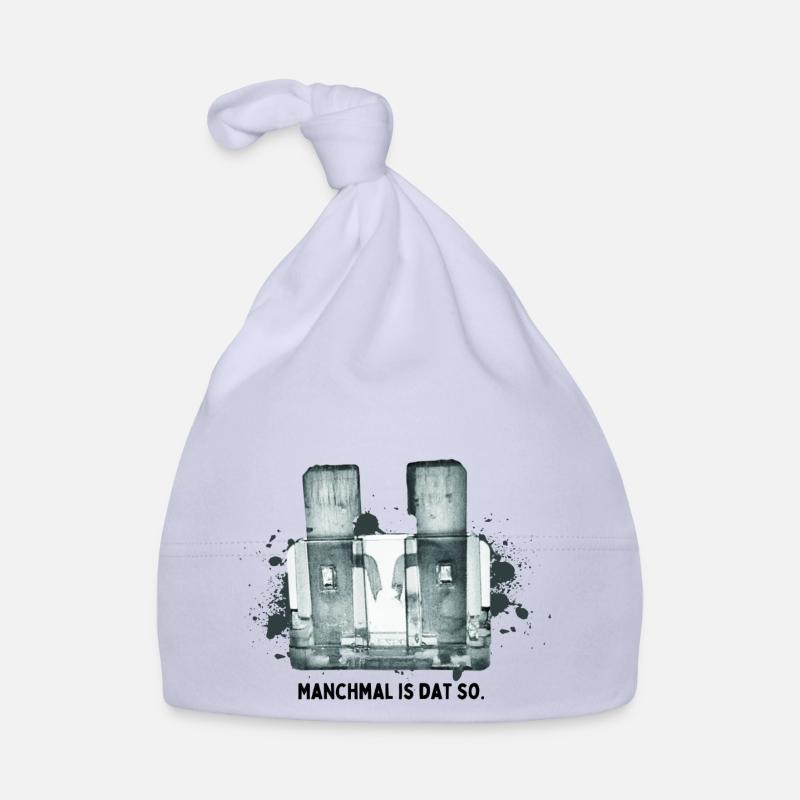 Sicherung durch - manchmal is dat so. Baby Bio-Mütze