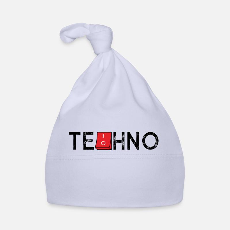 Techno On Off Baby Bio-Mütze