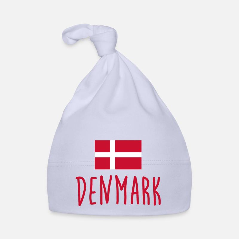 Drapeau du Danemark - Drapeau du Danemark - Copenhague Bonnet bio Bébé