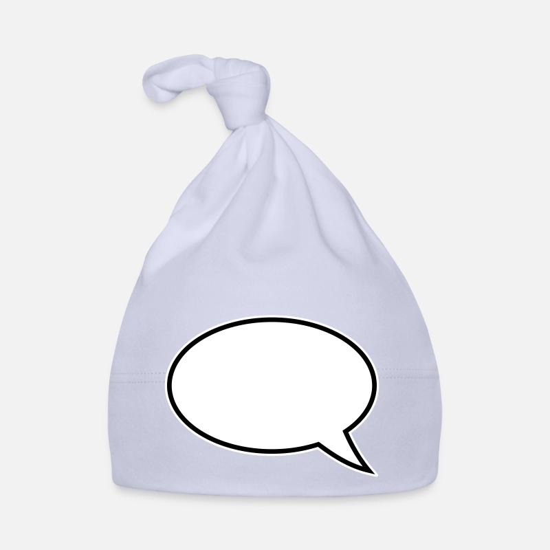 Speech Bubble Design Organic Baby Cap