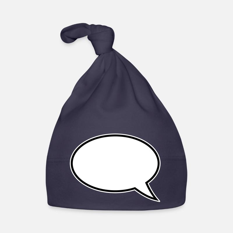 Conception de bulles de dialogue Bonnet bio Bébé